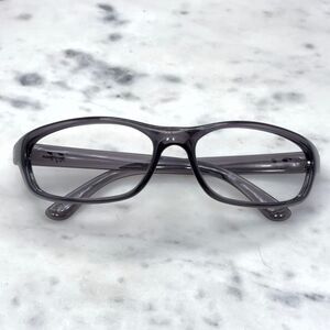 Ray-Ban RB4115 Justin 606/71 Sports Wrap Grey Purple Eyeglass Italy *Frames Only